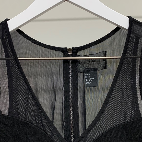 H&M Mesh Body Contouring Dress - Picture 3 of 5